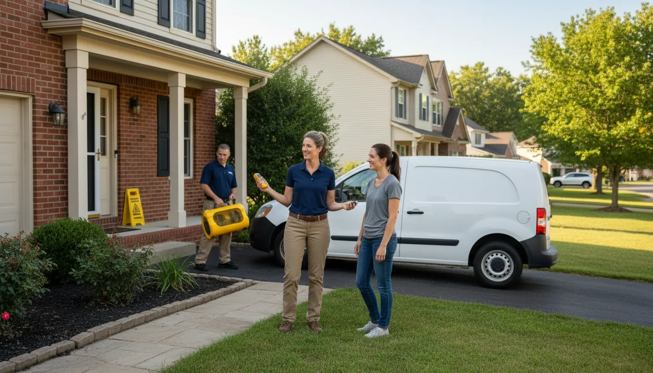 Residential water damage restoration in Baxter, TN
